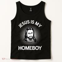 Jesus Is My Homeboy Funny Christian Bible Tank Top thumb 2