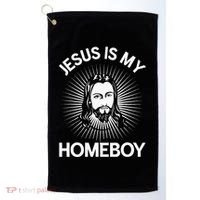 Jesus Is My Homeboy Funny Christian Bible Golf Towel thumb 0