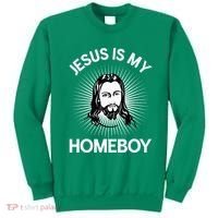 Jesus Is My Homeboy Funny Christian Bible Sweatshirt thumb 0
