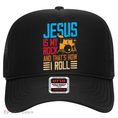 Jesus Is My Rock And That Is How I Roll Christian Hat