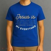 Jesus Is My God Jesus Devo Christian Bible Prayer Jesus Gift T-Shirt thumb 3