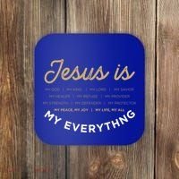 Jesus Is My God Jesus Devo Christian Bible Prayer Jesus Gift Coaster thumb 0