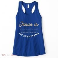 Jesus Is My God Jesus Devo Christian Bible Prayer Jesus Gift Women's Tank Top thumb 0