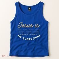 Jesus Is My God Jesus Devo Christian Bible Prayer Jesus Gift Tank Top thumb 2