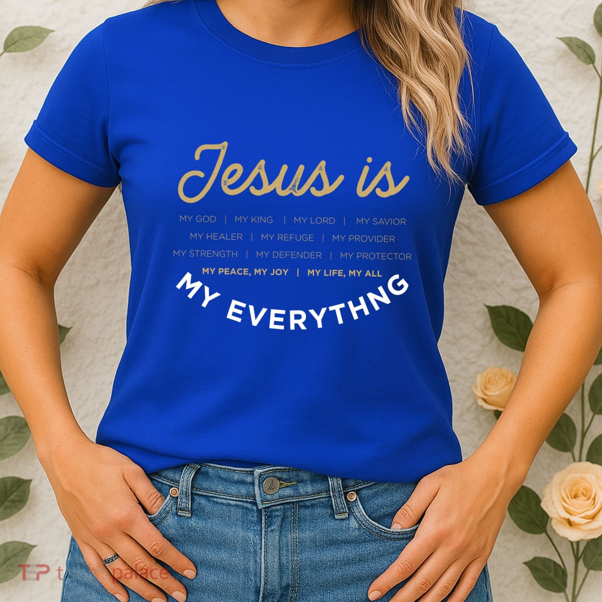 Jesus Is My God Jesus Devo Christian Bible Prayer Jesus Gift Women's T-Shirt