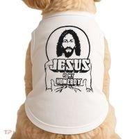 Jesus Is My Homeboy Doggie Tank thumb 0