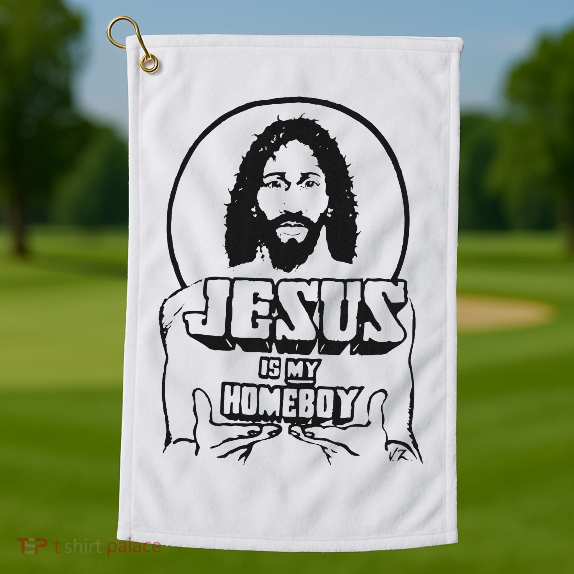Jesus Is My Homeboy Golf Towel