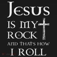 Jesus Is My Rock And That’S How I Roll Coaster thumb 2