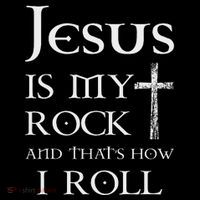 Jesus Is My Rock And That’S How I Roll Ornament thumb 1