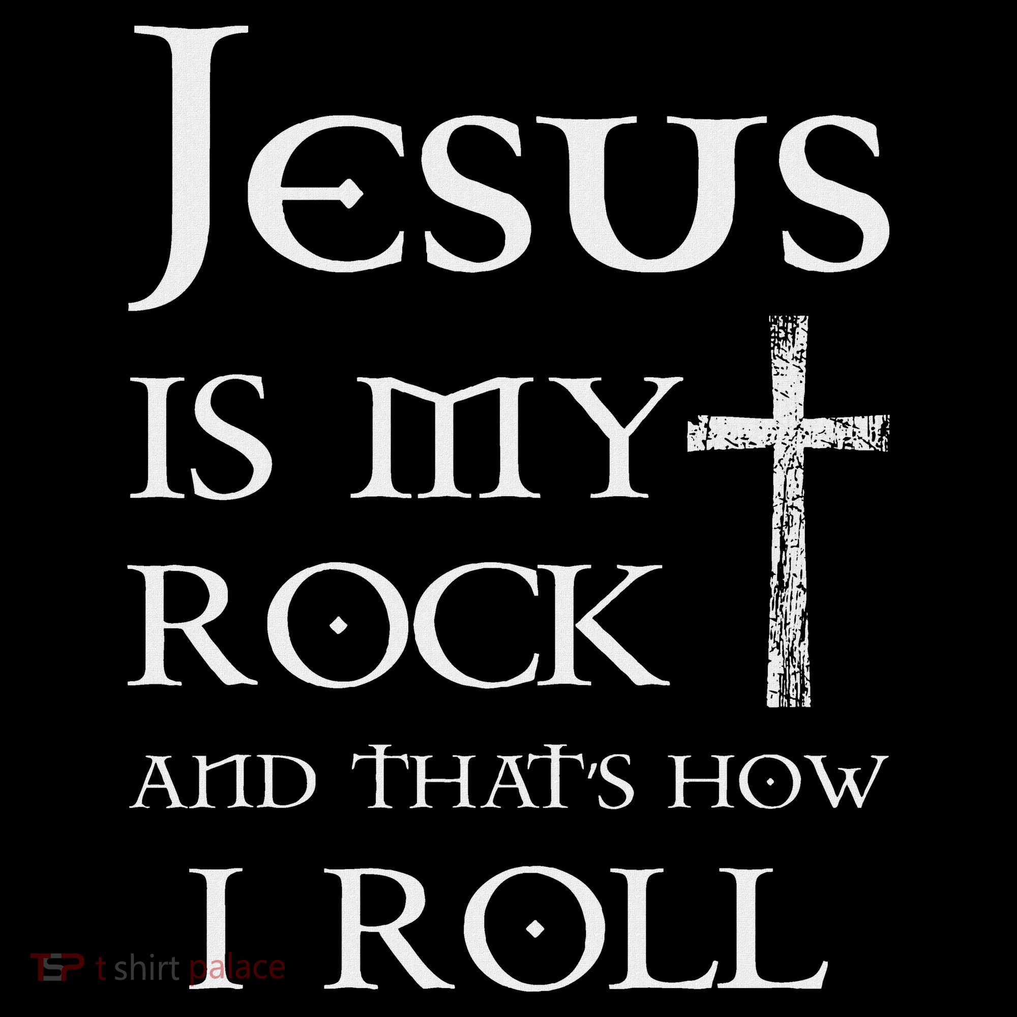 Jesus Is My Rock And That’S How I Roll Ornament