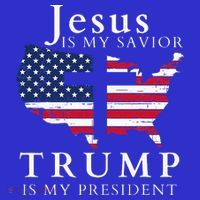Jesus Is My Savior Trump Is My President Sweatshirt thumb 3
