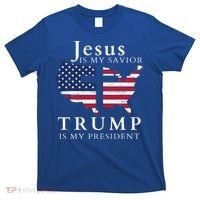 Jesus Is My Savior Trump Is My President T-Shirt thumb 0