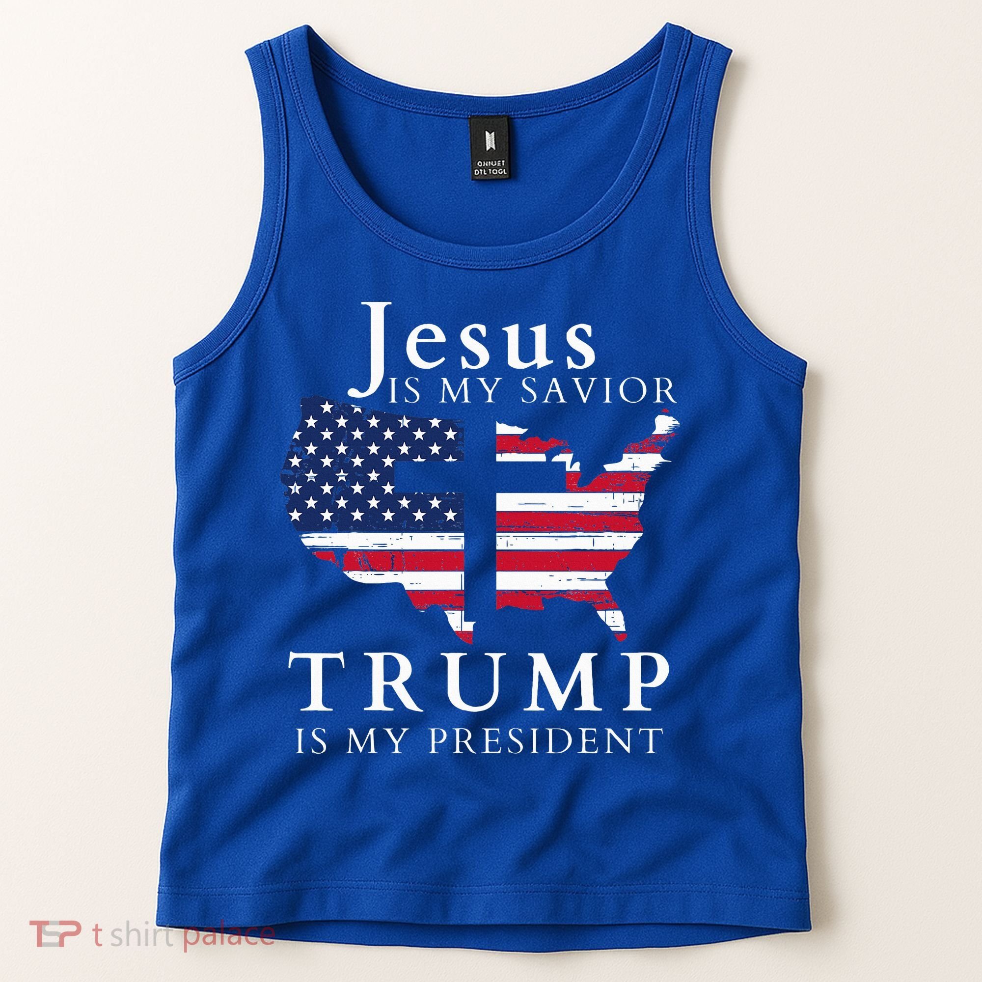 Jesus Is My Savior Trump Is My President Tank Top