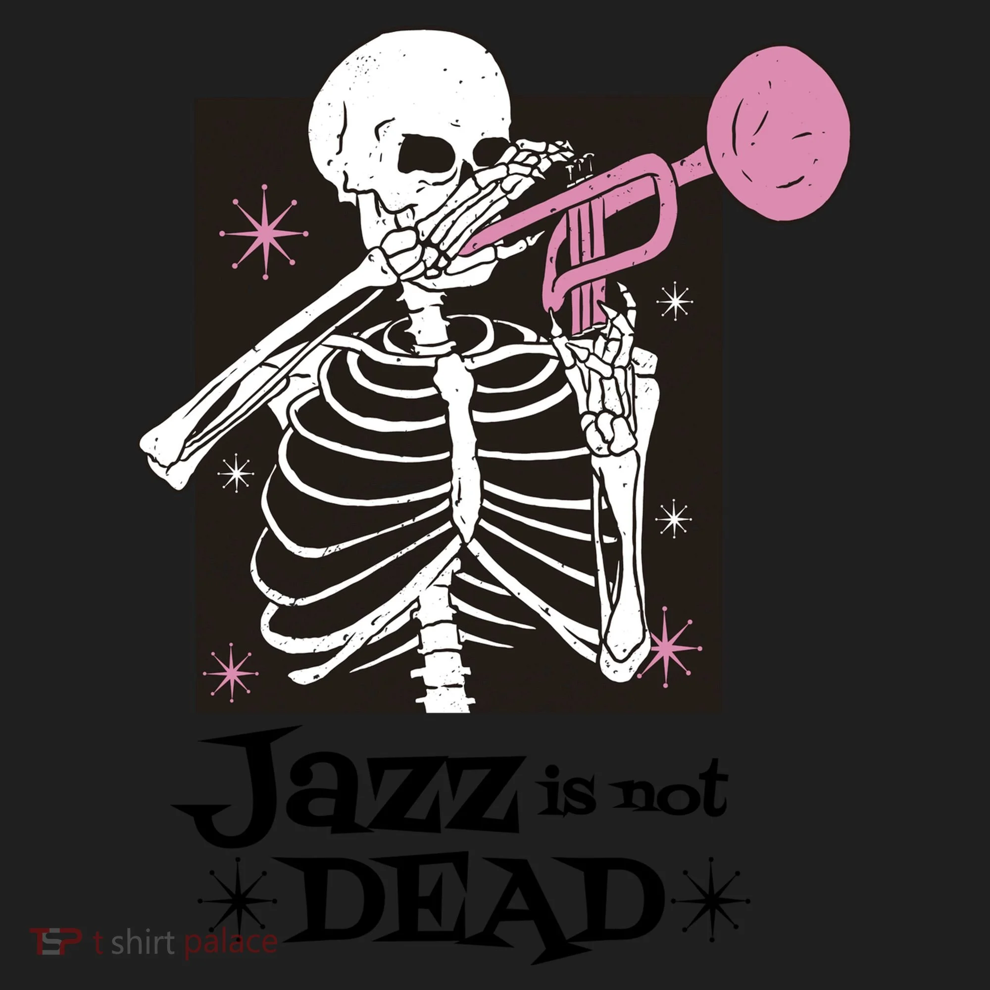 Jazz Is Not Dead Skeleton Women's Sweatshirt