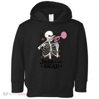 Jazz Is Not Dead Skeleton Toddler Hoodie thumb 0