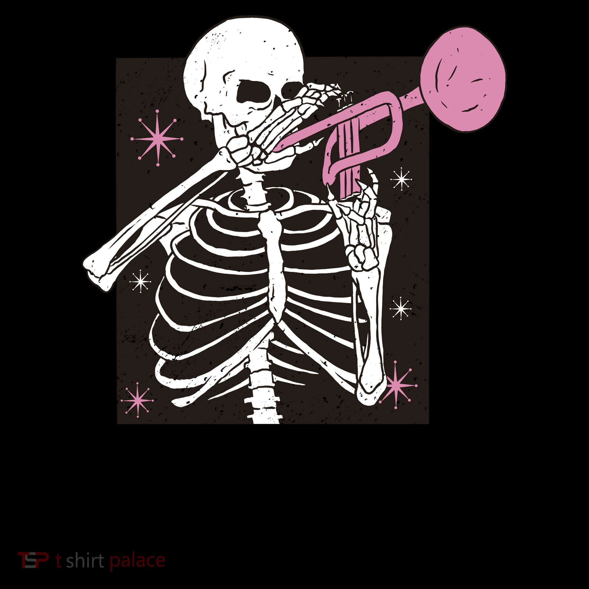 Jazz Is Not Dead Skeleton Toddler Hoodie