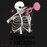 Jazz Is Not Dead Skeleton Tote Bag thumb 4
