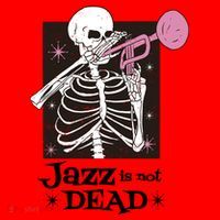 Jazz Is Not Dead Skeleton Santa Hat thumb 1