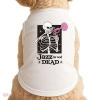 Jazz Is Not Dead Skeleton Doggie Tank thumb 0