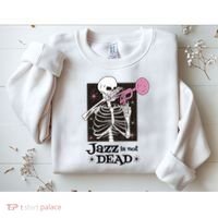 Jazz Is Not Dead Skeleton Sweatshirt thumb 2