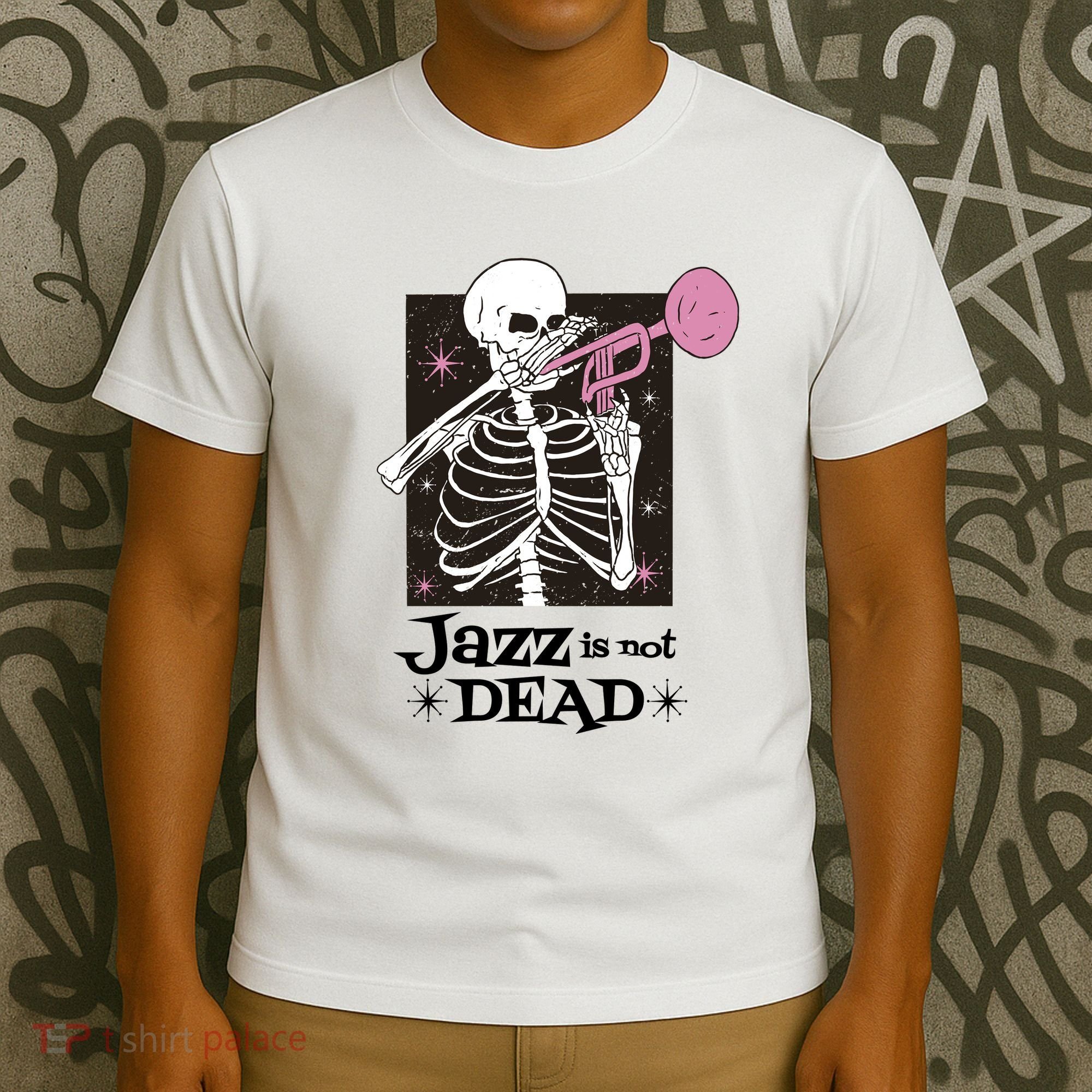 Jazz Is Not Dead Skeleton T-Shirt