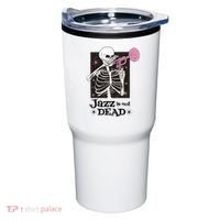 Jazz Is Not Dead Skeleton Tumbler thumb 0