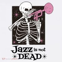 Jazz Is Not Dead Skeleton Ornament thumb 1