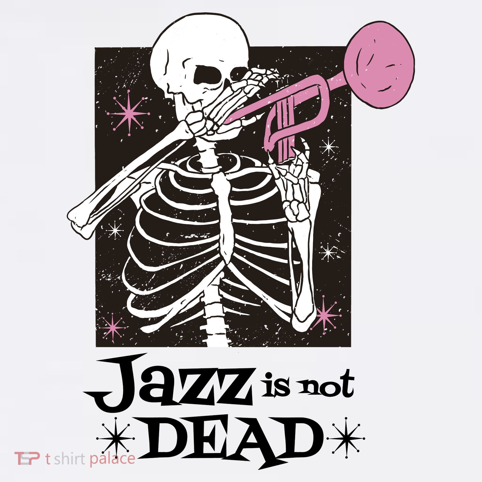 Jazz Is Not Dead Skeleton Women's Tank Top