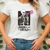 Jazz Is Not Dead Skeleton Women's T-Shirt thumb 2