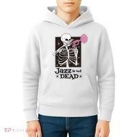 Jazz Is Not Dead Skeleton Kids Hoodie thumb 4