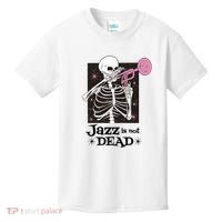 Jazz Is Not Dead Skeleton Kids T-Shirt thumb 0