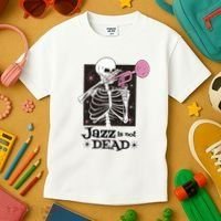 Jazz Is Not Dead Skeleton Kids T-Shirt thumb 3