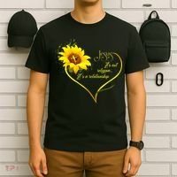 Jesus It's Not A Religion It's A Relationship TShirt Is Perfect Gifts For Men,Do T-Shirt thumb 6