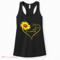 Jesus It's Not A Religion It's A Relationship TShirt Is Perfect Gifts For Men,Do Women's Tank Top thumb 0