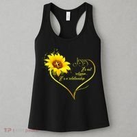 Jesus It's Not A Religion It's A Relationship TShirt Is Perfect Gifts For Men,Do Women's Tank Top thumb 3
