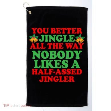Jingle All the way Golf Towel