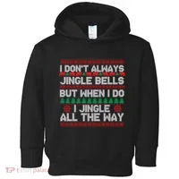 Jingle Bells All The Way Toddler Hoodie thumb 0