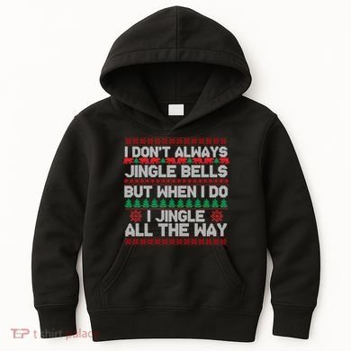 Jingle Bells All The Way Kids Hoodie
