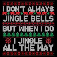 Jingle Bells All The Way Kids Hoodie thumb 5