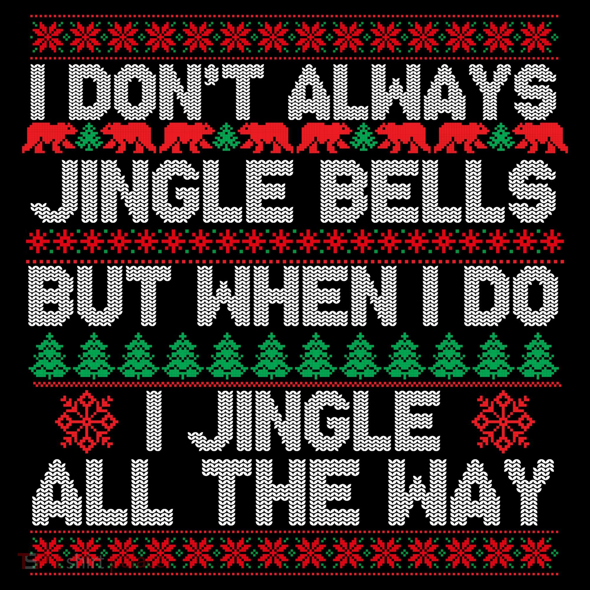 Jingle Bells All The Way Kids T-Shirt
