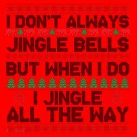 Jingle Bells All The Way Santa Hat thumb 1