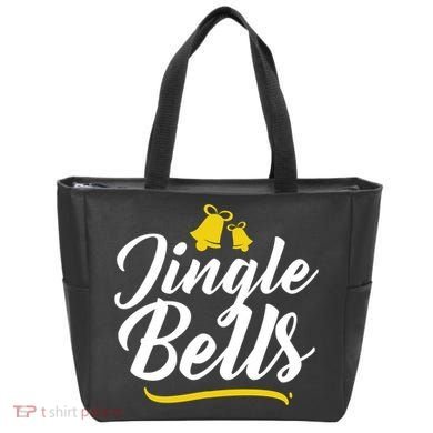 Jingle Bells Classic Christmas  Tote Bag
