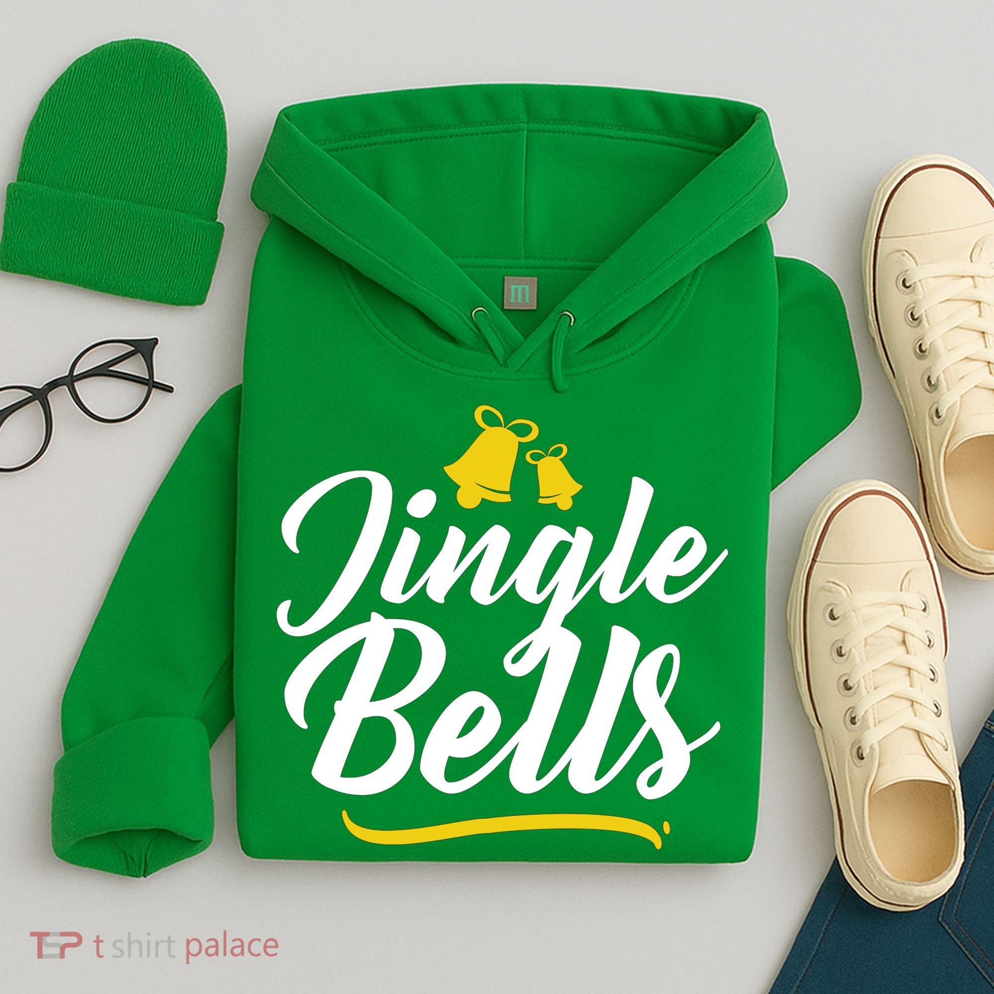 Jingle Bells Classic Christmas  Hoodie