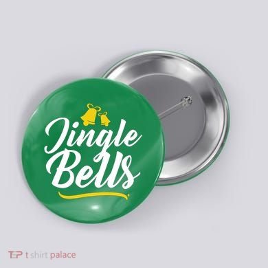 Jingle Bells Classic Christmas  Button