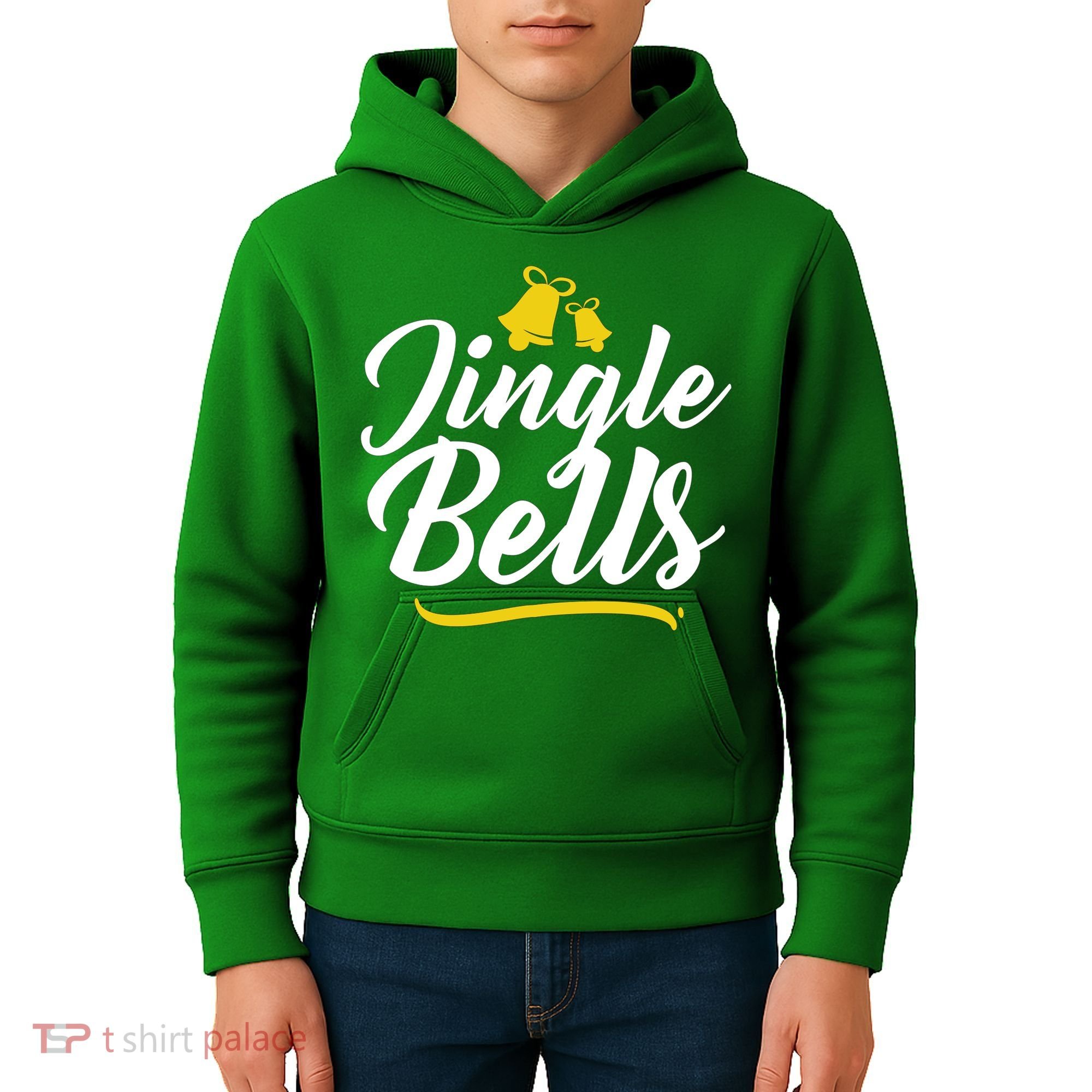 Jingle Bells Classic Christmas  Kids Hoodie