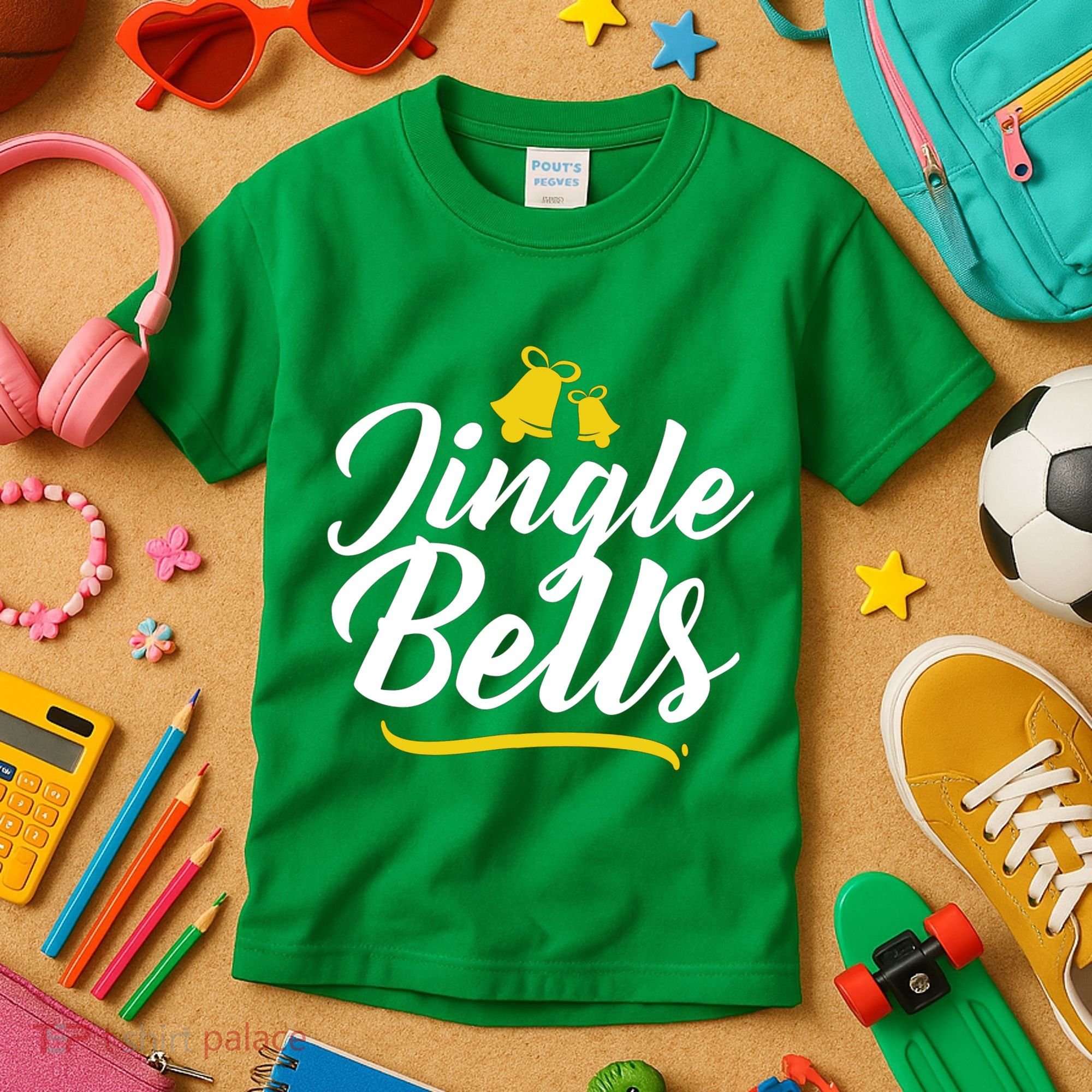 Jingle Bells Classic Christmas  Kids T-Shirt
