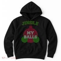 Jingle My Balls Funny X-Mas Hoodie thumb 0