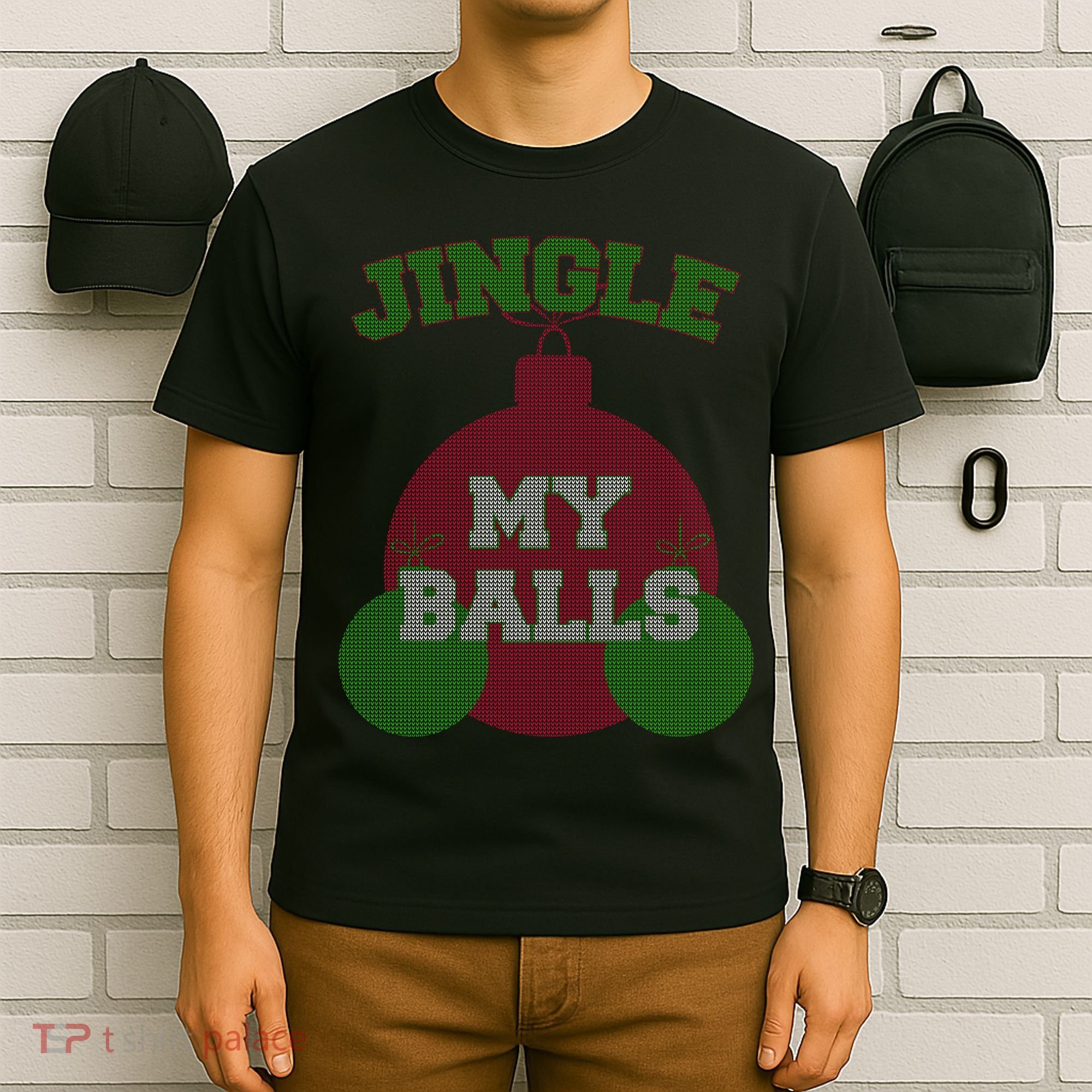 Jingle My Balls Funny X-Mas T-Shirt