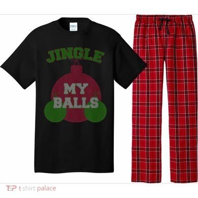 Jingle My Balls Funny X-Mas Pajama Set