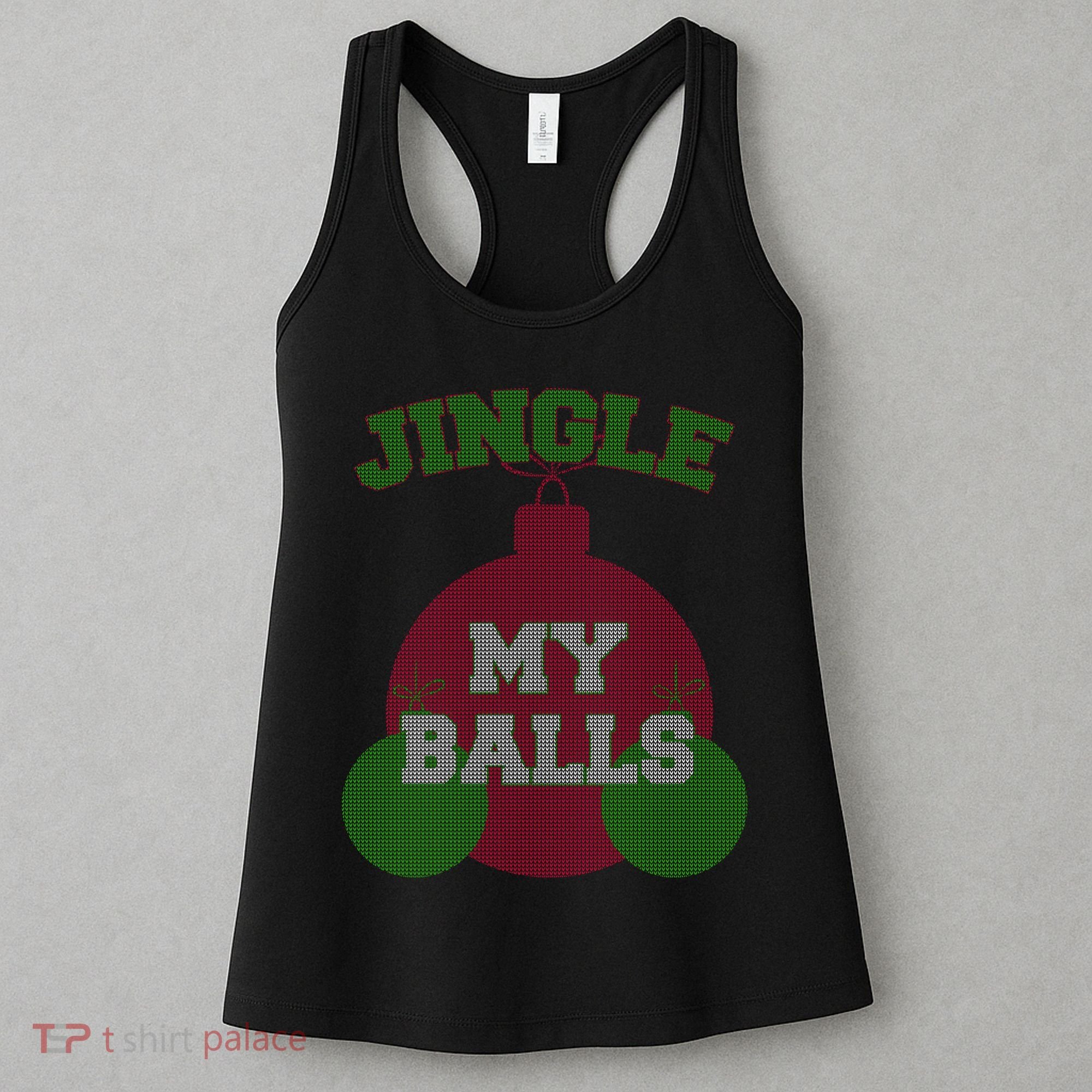 Jingle My Balls Funny X-Mas Women's Tank Top